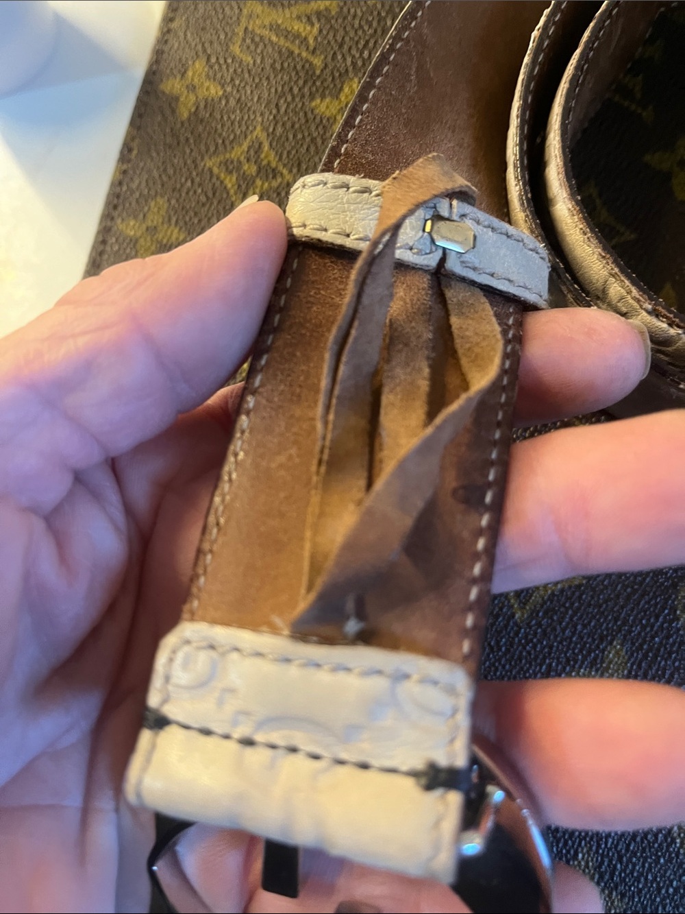 Rehab Gucci belt callouts buy her for the buckle! - Picture 4 of 15
